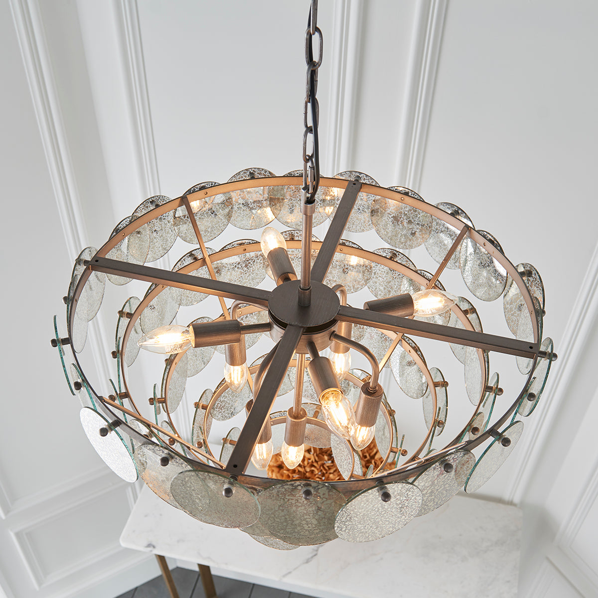 Nerida Multi-Layered Textured Pendant