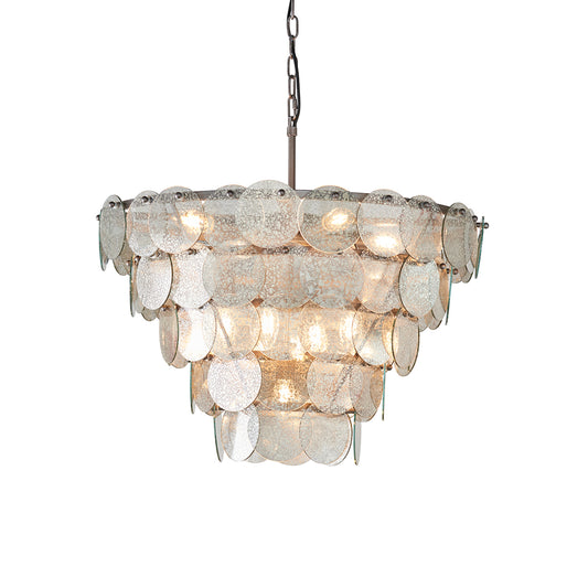 Nerida Multi-Layered Textured Pendant