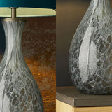 Hourglass Artisan Blown Glass Table Lamp Base