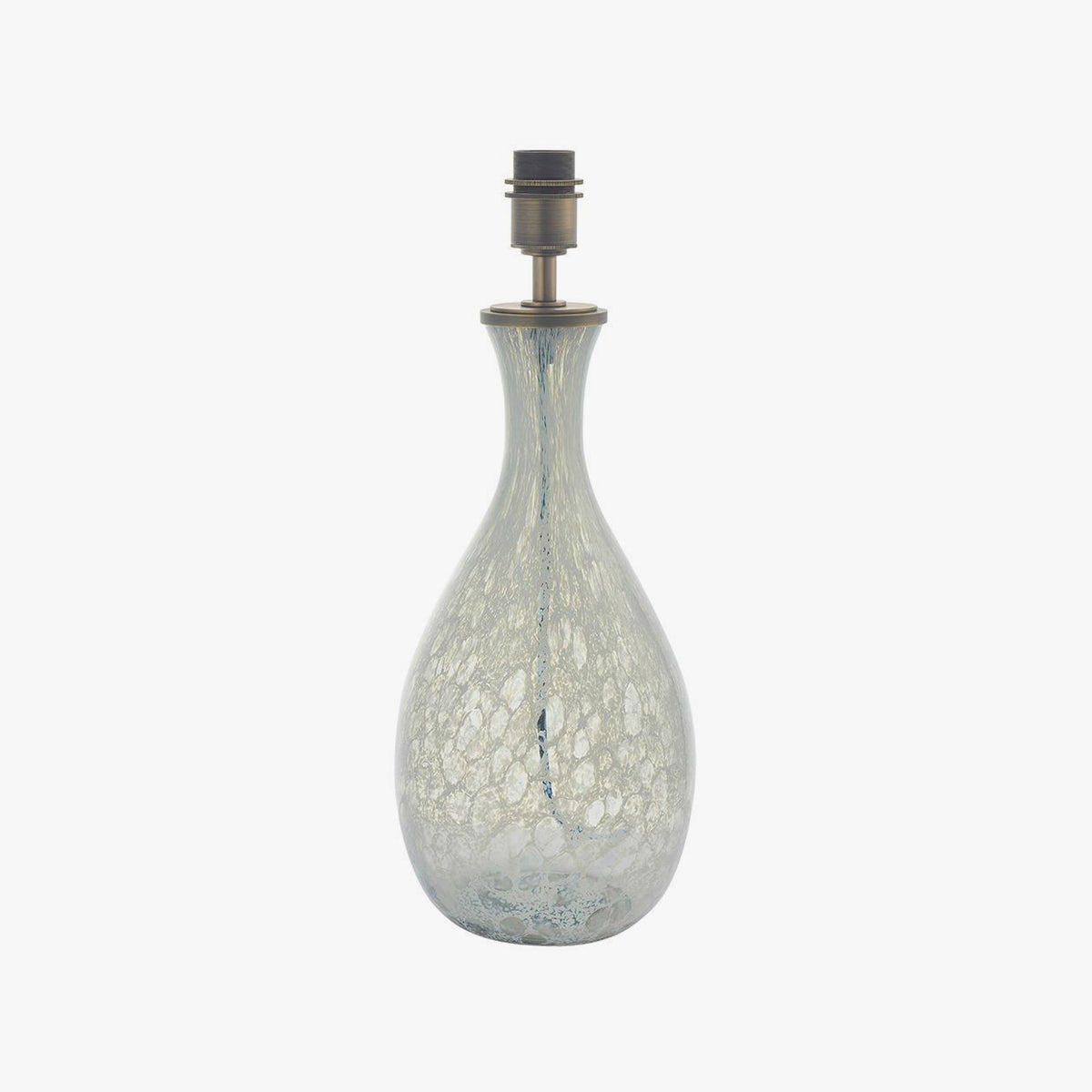 Hourglass Artisan Blown Glass Table Lamp Base