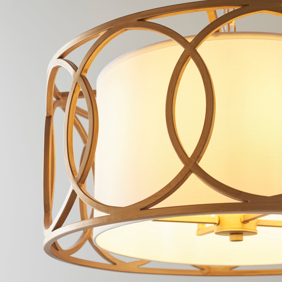 Joy Pendant in Gold and White
