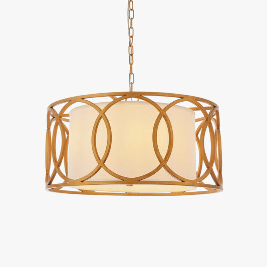 Joy Pendant in Gold and White