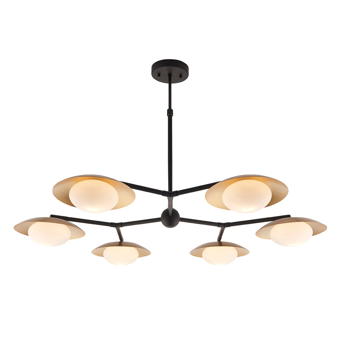 Tabernas Six-Light Ceiling Light in Gold