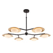 Tabernas Six-Light Ceiling Light in Gold