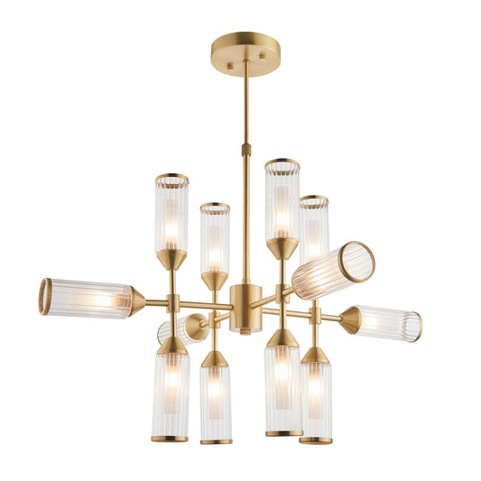 Juliette Large Ceiling Light in Brushed Brass