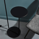 Satin black paint & black fabric