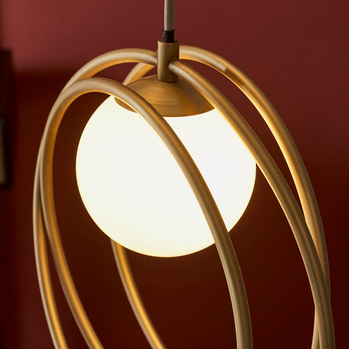 Upton Three-Light Pendant in Gold