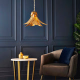 Hawthorn Small Palm Leaf Ceiling Pendant