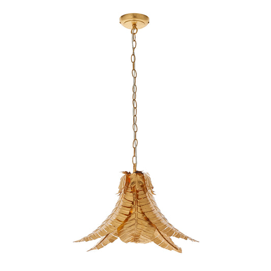 Hawthorn Small Palm Leaf Ceiling Pendant