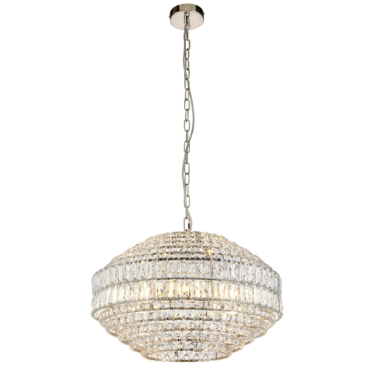Esme Pendant in Bright Nickel