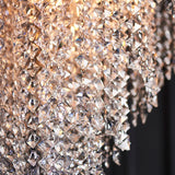 Esme Tiered Pendant in Bright Nickel