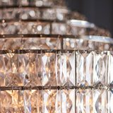 Esme Tiered Pendant in Bright Nickel