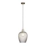 Bright nickel plate & ribbed glass Regular