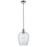 Bright nickel plate & hammered glass Regular