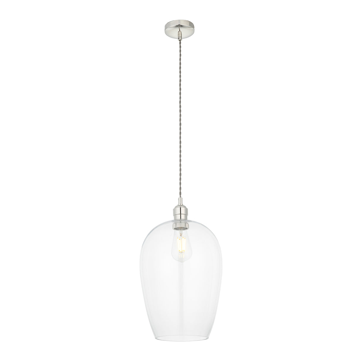Bright nickel plate Large