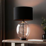 Matt black paint with black cotton fabric
