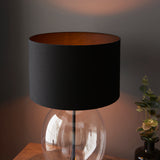 Matt black paint with black cotton fabric
