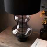 Matt black with black cotton fabric