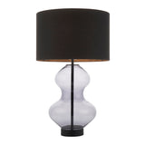 Matt black with black cotton fabric