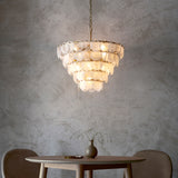 Jolie Multi-Layered Textured Pendant