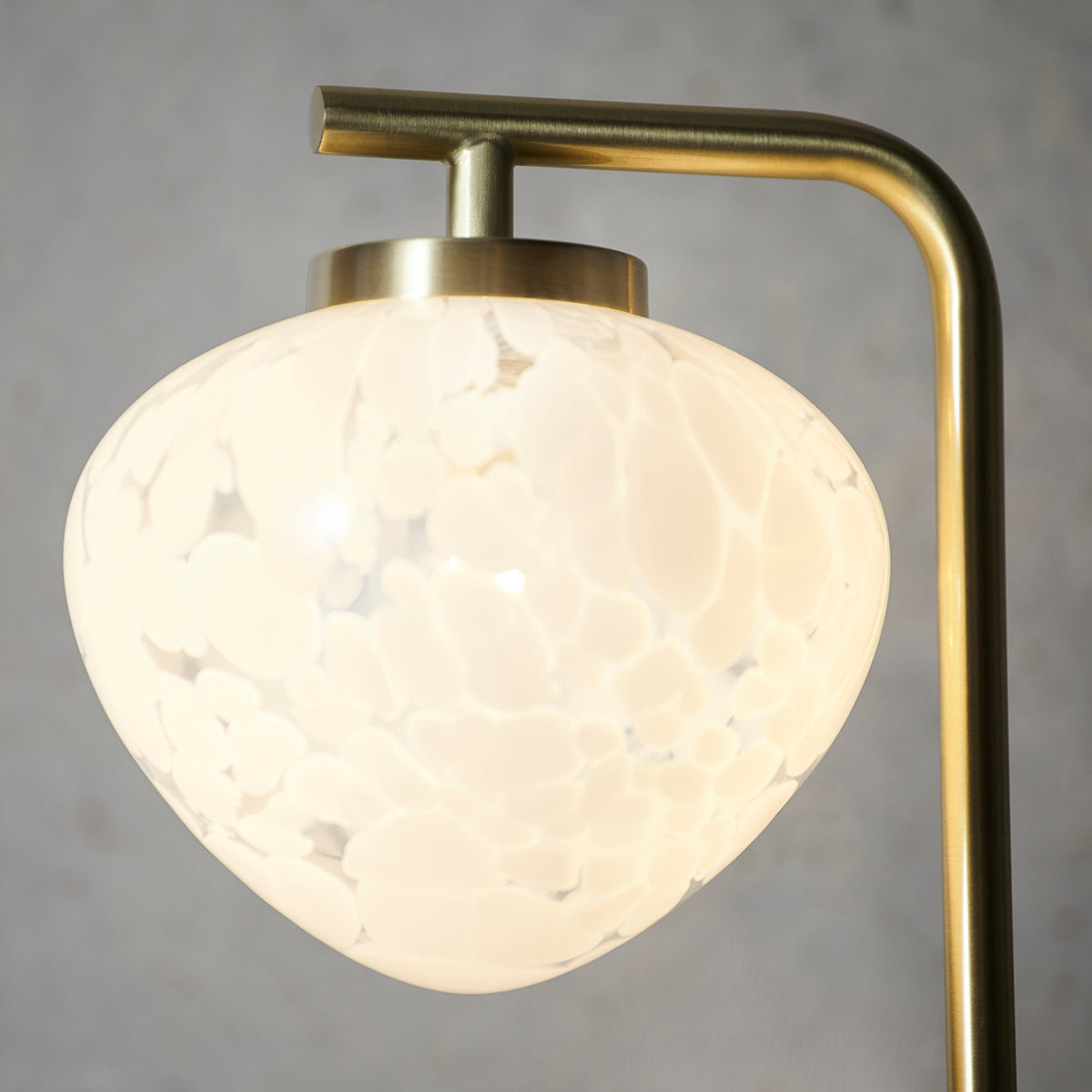 Bolota Confetti Glass Table Light in Satin Brass