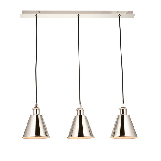 Felton Linear Pendant in Bright Nickel