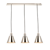 Felton Linear Pendant in Bright Nickel