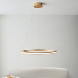 Ennie Ring Pendant in Satin Gold