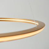 Ennie Ring Pendant in Satin Gold