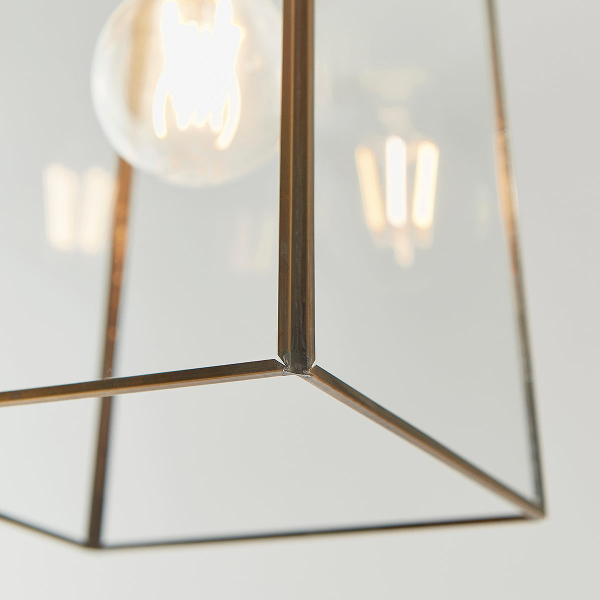 Balmoral Metal and Glass Pendant