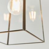 Balmoral Metal and Glass Pendant