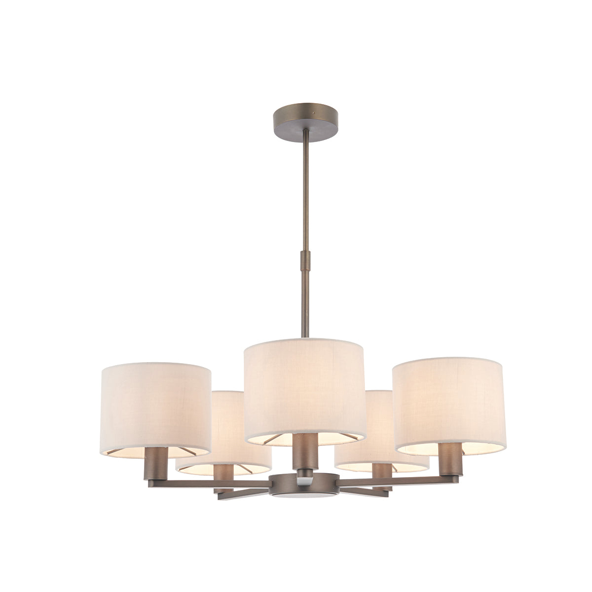 Sirocco Five-Arm Pendant in Bronze