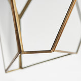 Quartz Metal and Glass Pendant