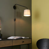 Willow Wall Light in Black and Grey