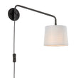 Willow Wall Light in Black and Grey