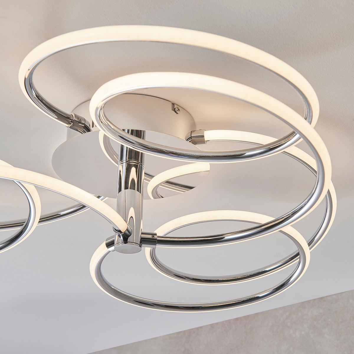 Montpellier Semi Flush Light in Chrome