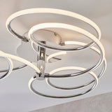 Montpellier Semi Flush Light in Chrome