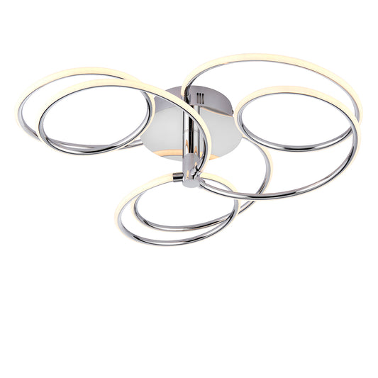 Montpellier Semi Flush Light in Chrome