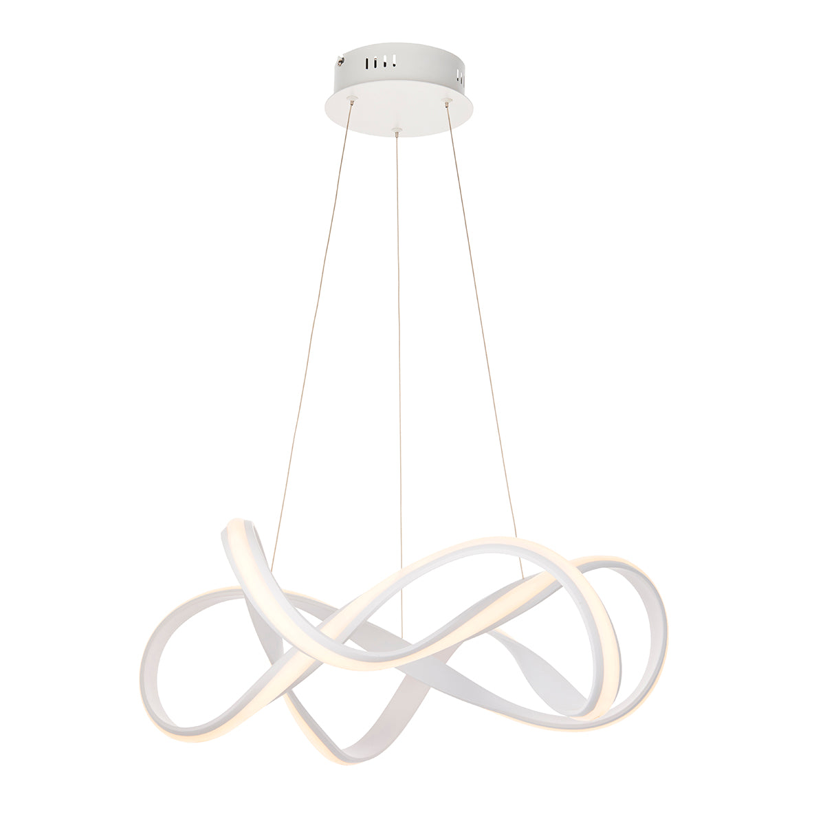 Atlas Pendant in Textured White