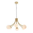 Sprout Six-Light Pendant in Brass