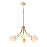 Sprout Six-Light Pendant in Brass