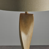 Twisted Floor Lamp in Oak