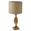 Twisted Table Lamp in Oak