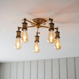 Brass 5 Light