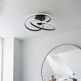 Talani Semi Flush Light in Textured Black