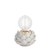 Elyse Table Lamp in Oatmeal Crackle and Antique Brass