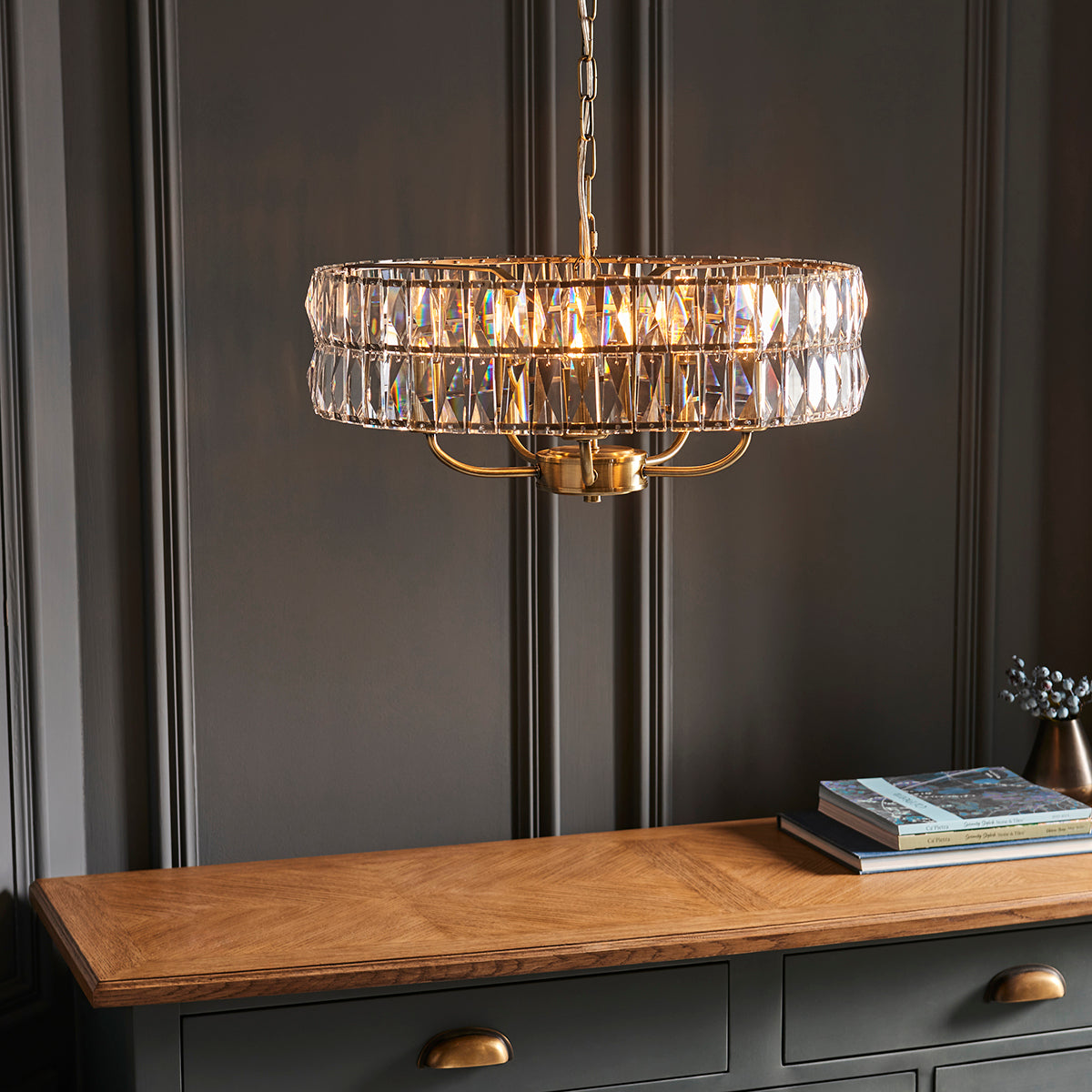 Brass 5 Light
