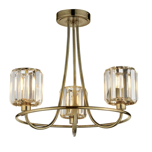 Brass 3 Light