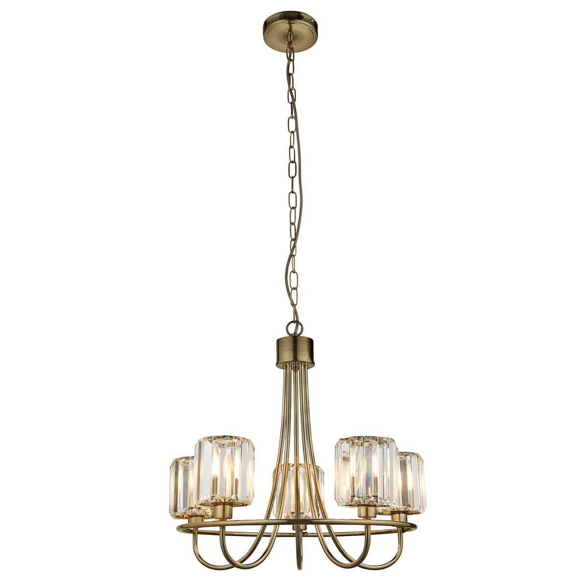 Brass 5 Light